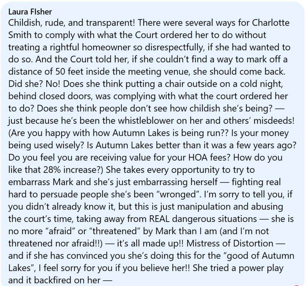 laura re seating outside